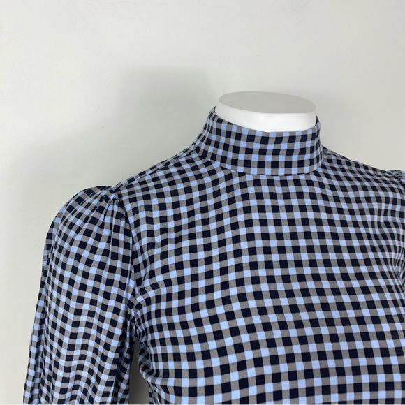 GANNI GINGHAM MINI DRESS - Picture 7 of 11